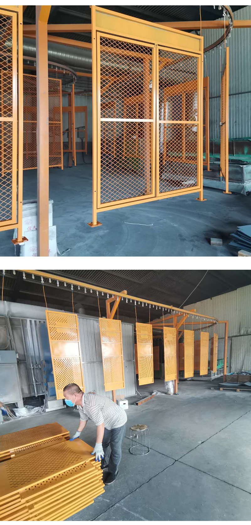 按需定制电梯井口门 楼层施工铁丝电梯防护 建筑工地井口防护门