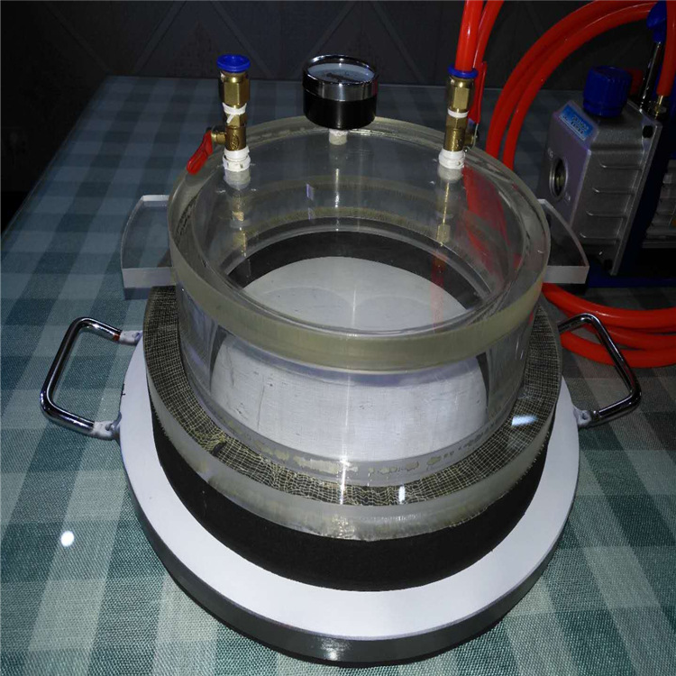 053mpa 真空极限≤-0.1mpa  真空泵电源:220v  150w 二 试块 试块孔0.