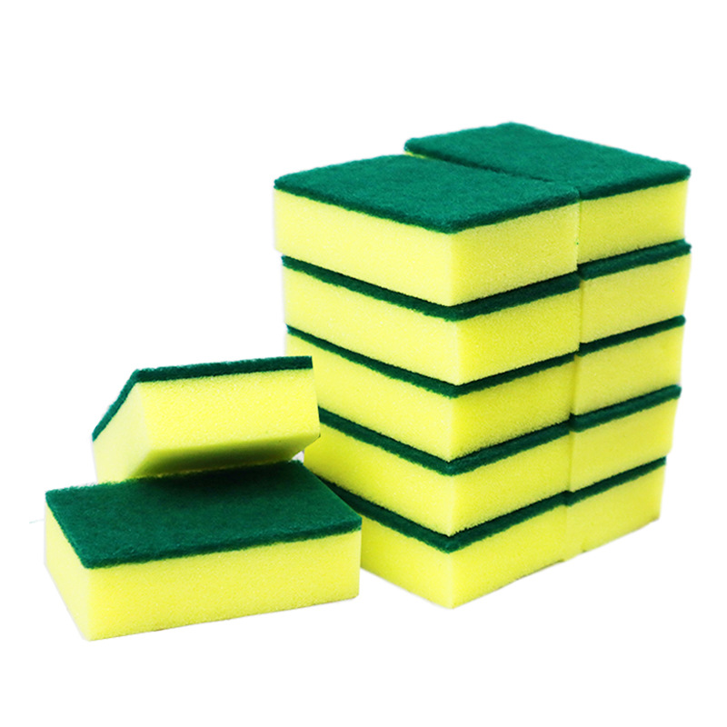 Spong Mop Household High-Density Dishwashing Spong Mop Kitchen Washing Pot Scouring Pad Sponge Cleaning Supplies Wholesale