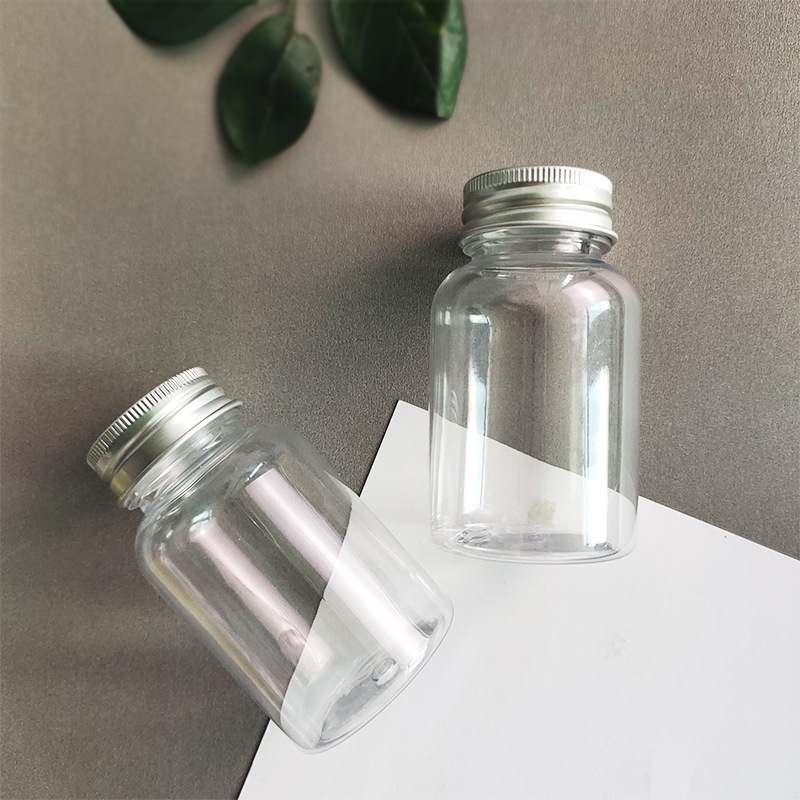 透明塑料瓶80ml毫升大口分装瓶带盖空瓶样品瓶液体小瓶子现货批发