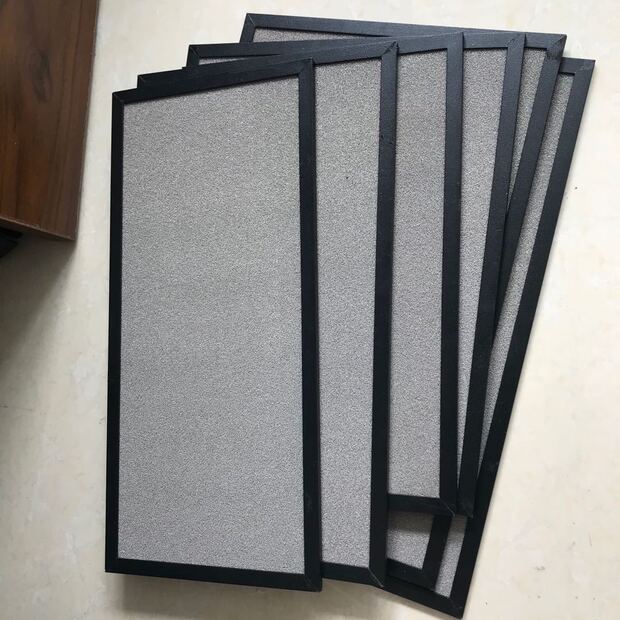 金属泡沫镍光触媒含不锈钢框 光线过滤二氧化钛发泡镍催化板订制