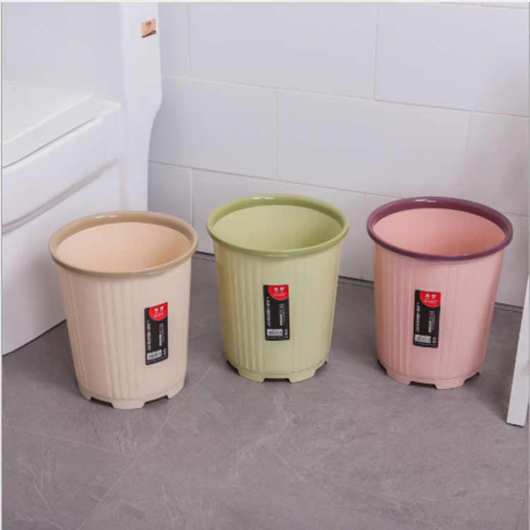 带压圈家用塑料垃圾桶纸篓子厨房卫生间垃圾分类批发多款式垃圾桶