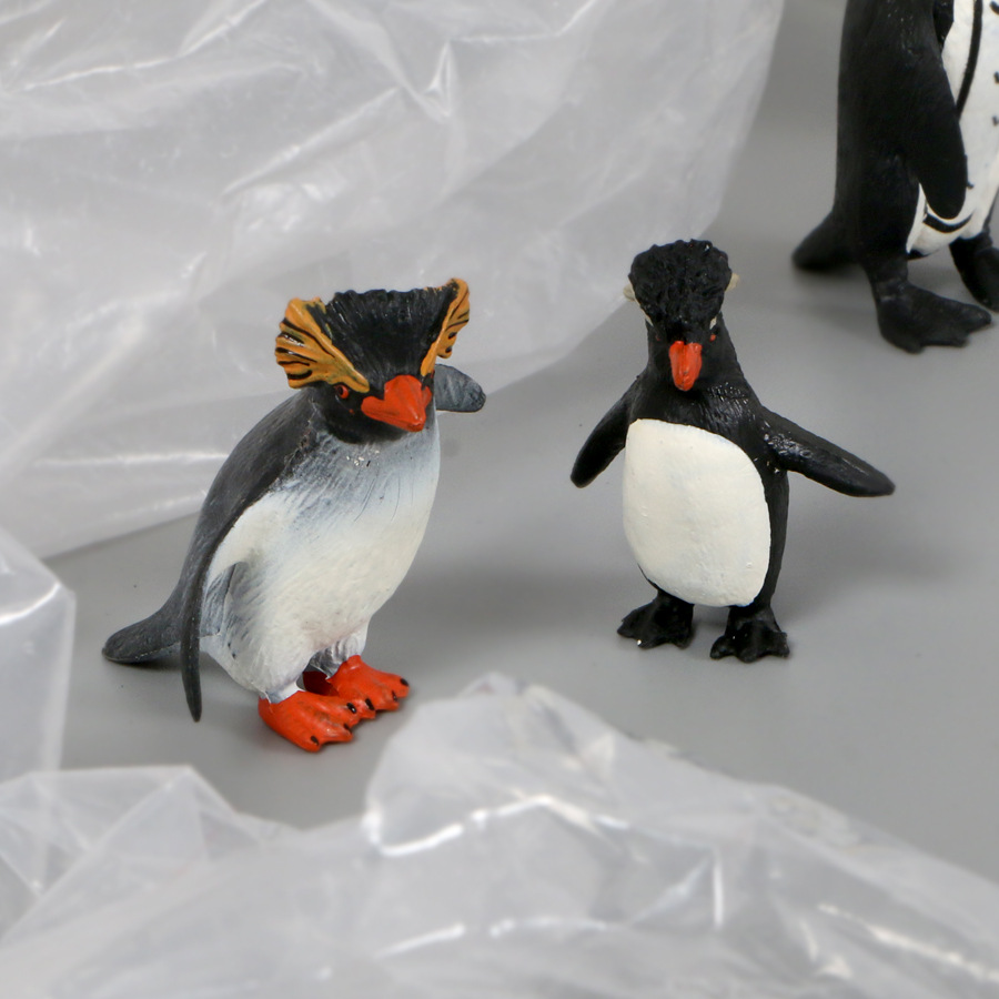 仿真动物模型企鹅造型玩具 海洋动物实心静态造型搪胶玩具摆件
