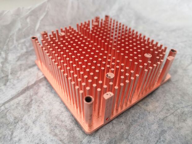 定制纯铜散热片 散热块显存内存迷你mini小型微型散热器批发