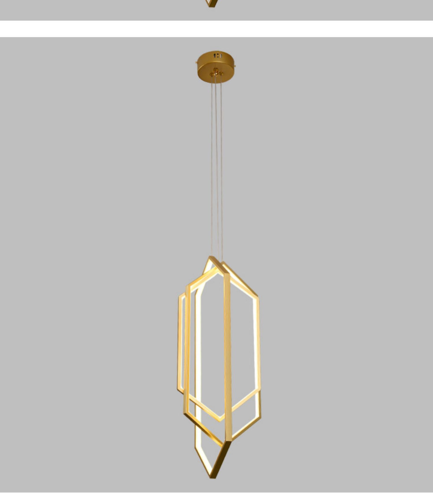 北欧设计师简约样板房背景墙艺术吊灯餐厅吧台三角形特色床头吊灯