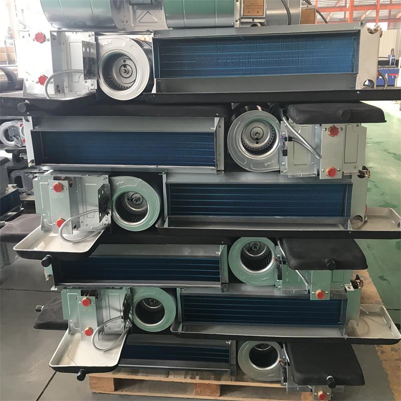 厂家批发 静音冷热两用水空调 中央空调 回风箱 卧式暗装风机盘管