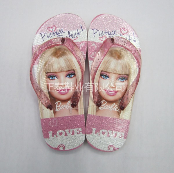 factory customized children‘s thermal transfer flip-flops flip-flops beach slippers wholesale graphic customization logo