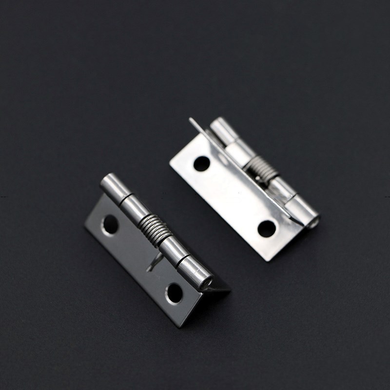5寸304不加厚锈钢弹簧合页 工业五金配件设备不锈钢小弹簧铰链