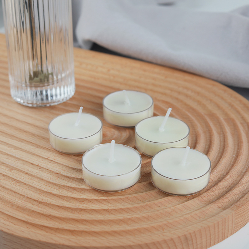 Romantictimes Aromatherapy Candle Test Pack Smoke-Free Tealight Boiled Tea Aromatherapy Small Candle Hotel KTV Decoration