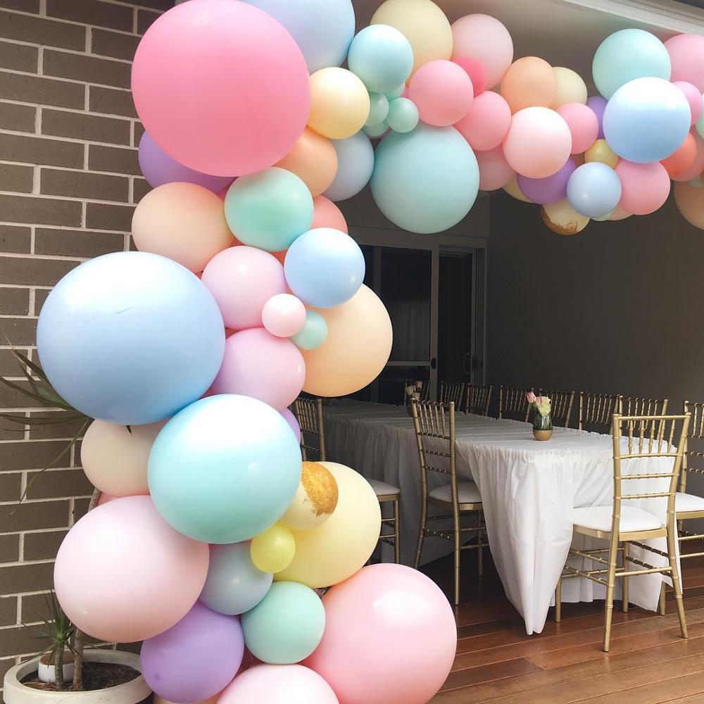 5-Inch 10-Inch 12-Inch 18-Inch 36-Inch Macaron Balloon Thickened Wedding Birthday Party Decoration Candy-Colored Balloon