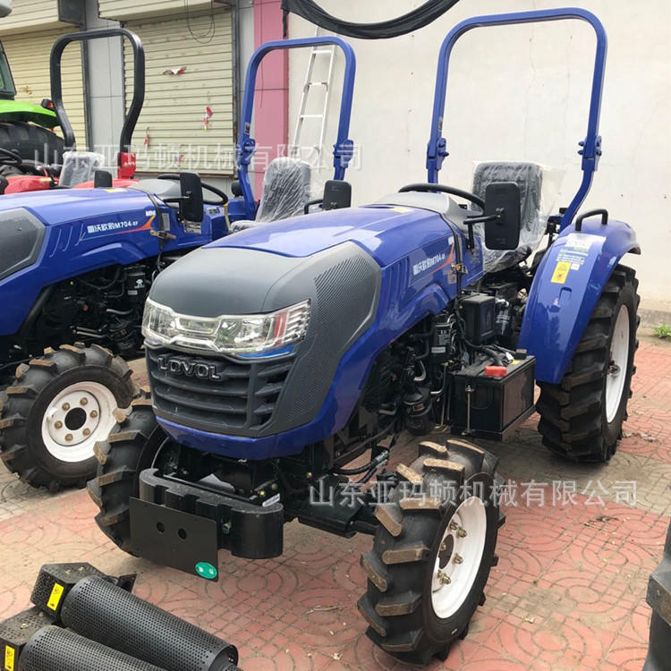 补贴完车型雷沃704拖拉机 低矮型多功能果园大棚旋耕犁地机现货