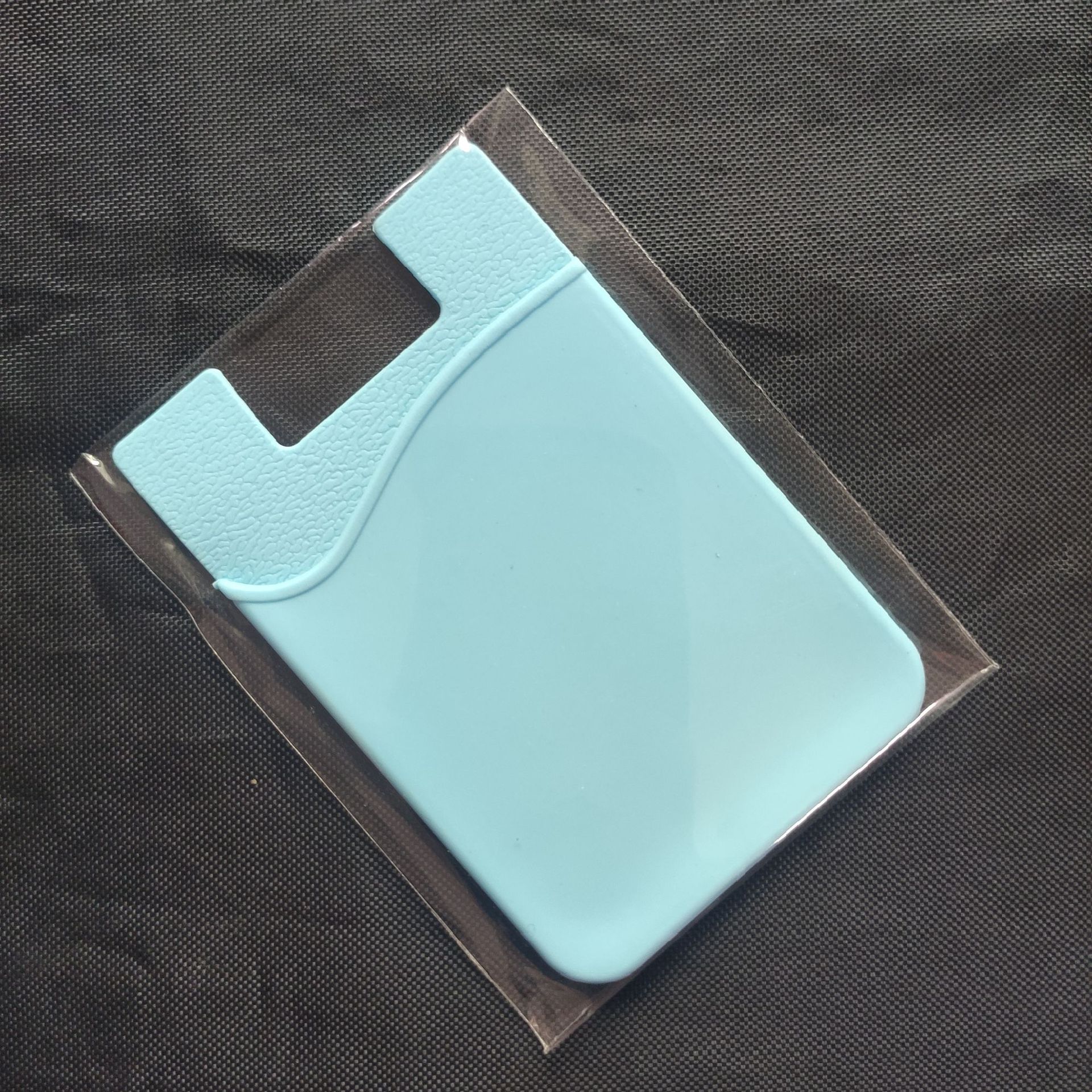 加厚款硅胶卡套 背胶手机背贴 银行交通卡背袋 卡套支架 彩印