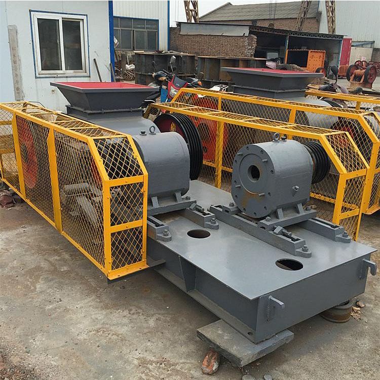 新型双辊式挤压式碎石机 全自动陶瓷玻璃对辊式破碎机生产线