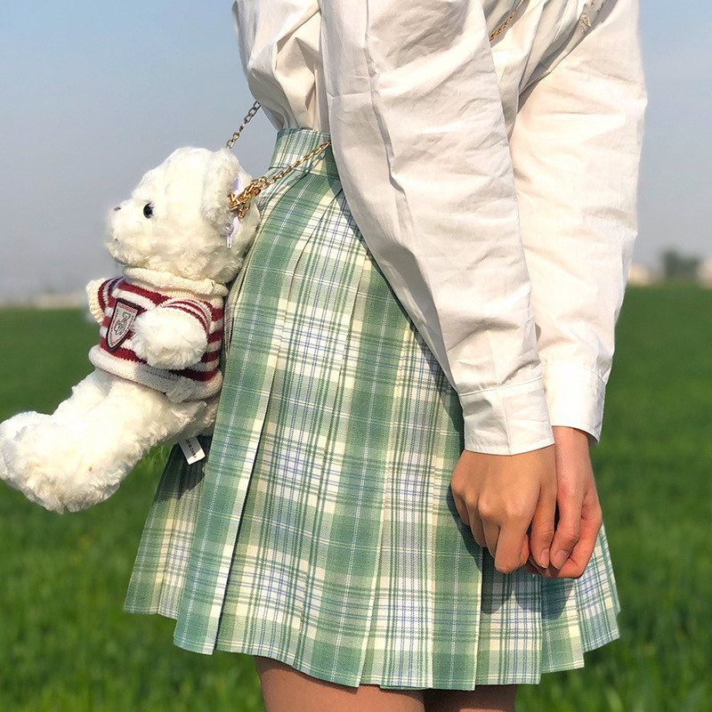 jk制服裙春夏季学生甜美雪松jk日系校服jk格子裙