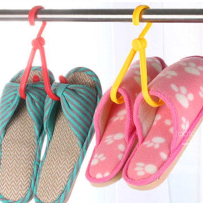 多功能折合式挂钩 鞋钩 晒衣钩 晒鞋子挂钩 晾衣服钩子便携双钩