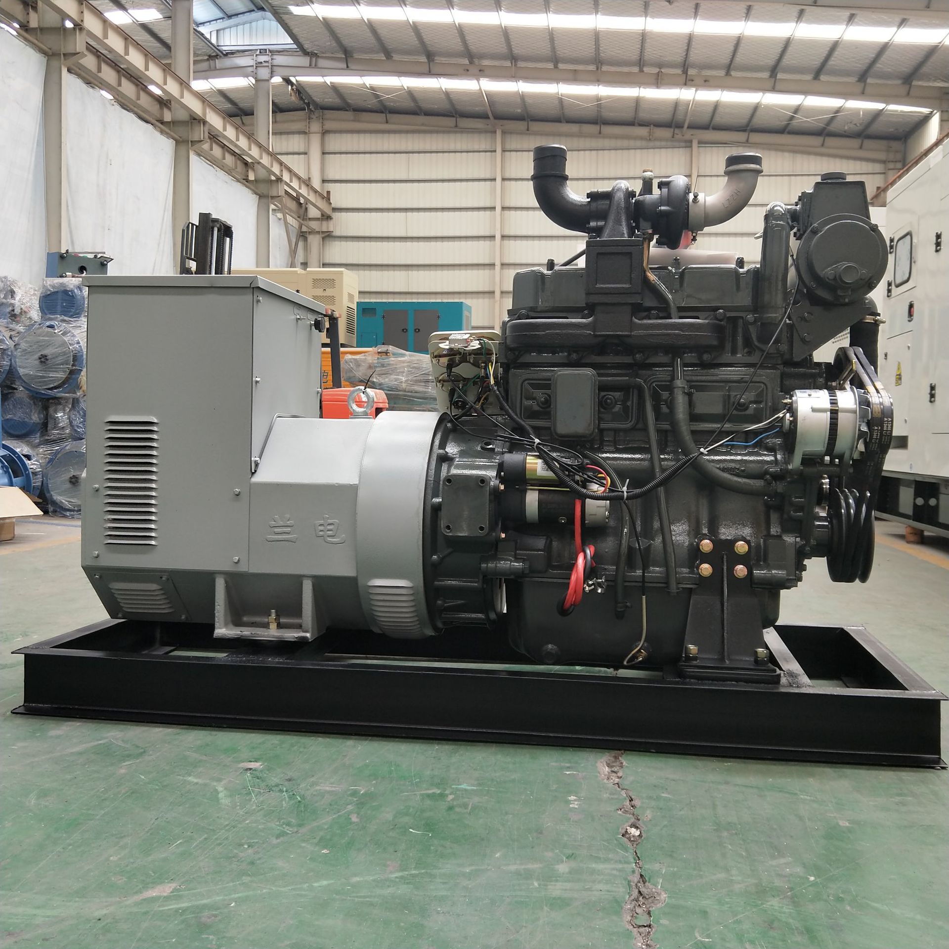 兰电50kw全铜无刷发电机组 50千瓦船用发电机组设备备用电源