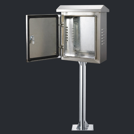 联谷不锈钢防水箱/不锈钢立杆室外箱配电箱/落地立杆充电桩充电箱