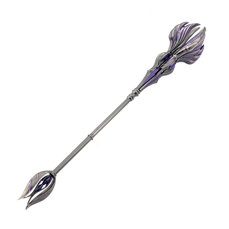 武魂殿唐三教皇比比东法杖合金兵器模型摆件玩具