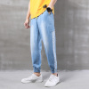 2020 new pattern Ninth pants Korean Edition Easy Ankle banded pants Teenagers fashion Harbor Wind Jeans Pencil Pants 2020 new pattern Ninth pants Korean Edition Easy Ankle banded pants Teenagers fashion Harbor Wind Jeans Pencil Pants