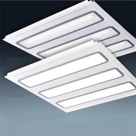 led格栅灯盘600*600嵌入式集成吊顶办公室写字楼石膏铝扣板天花灯