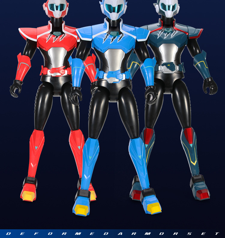 正版迷你特工队超大号人偶声光弗特塞米武器套装组合战队男孩玩具