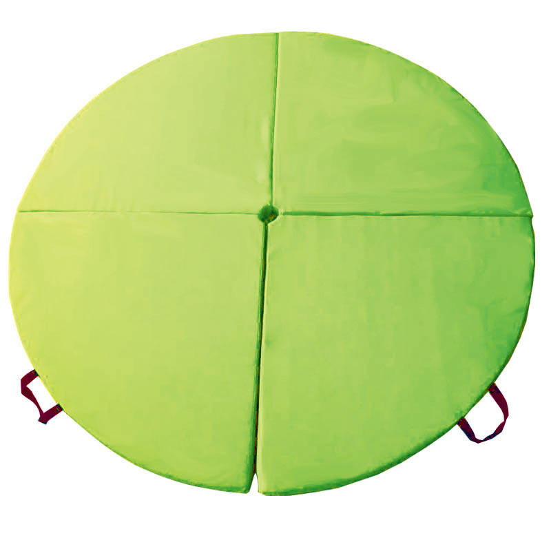 钢管舞保护垫子高空舞蹈安全垫四折叠健身垫圆形加厚折叠垫可定做