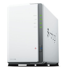 群晖（Synology）DS220j 两盘位 NAS网络存储服务器