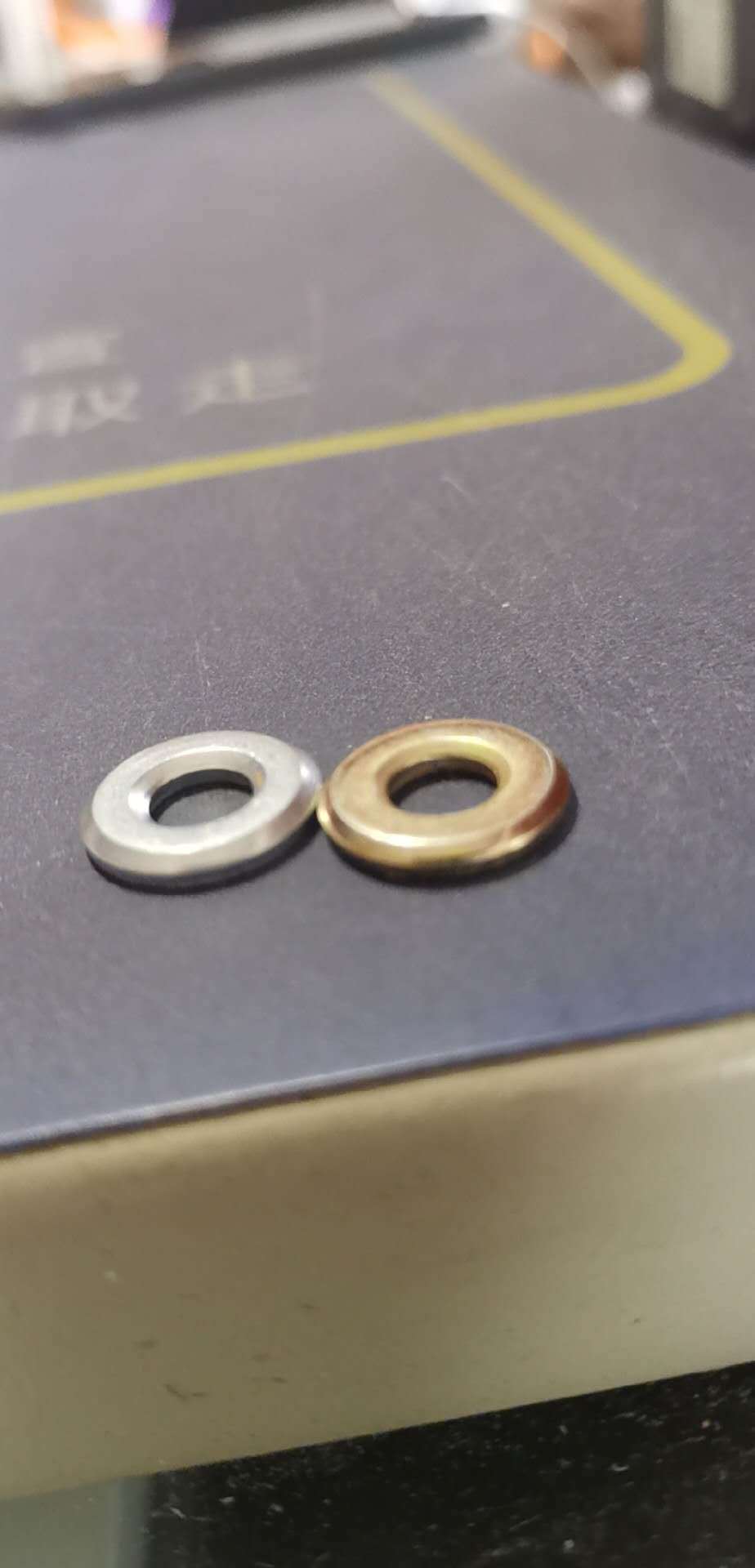 倒角平垫 出口 小包装垫圈 镀锌 镀彩锌 镀蓝白锌