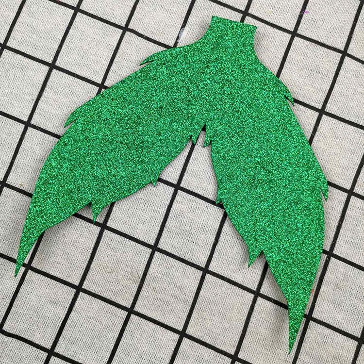 美人鱼尾巴金粉布 不织布不易掉粉手工美人鱼娃娃diy制作材料