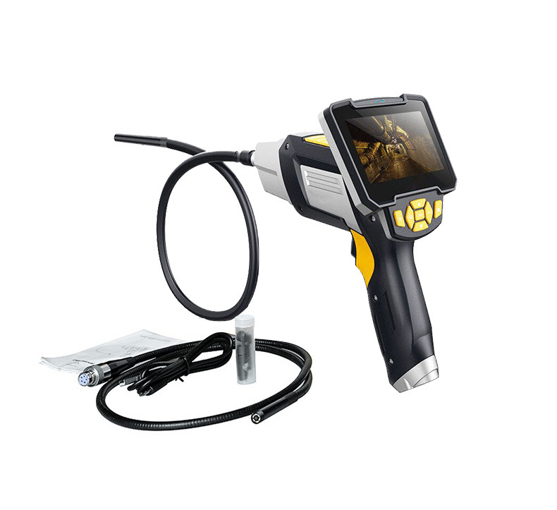 1080p手持带屏双镜头内窥镜 5m深井管道检修摄像头内窥镜厂家直销