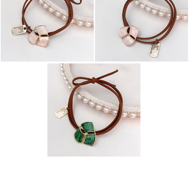 儿童小清新三叶吊坠发圈 韩国ins女扎头发高弹力皮筋网红头绳饰品