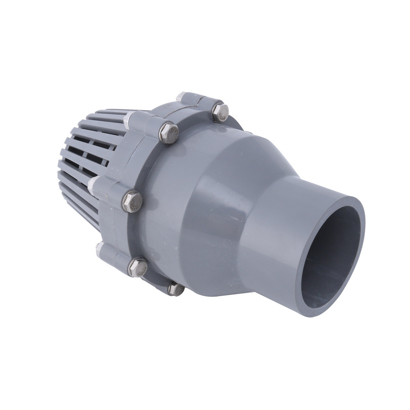 upvc底阀 pvc半球式底阀 抽水底阀 pvc-u塑料底阀 终端逆止阀