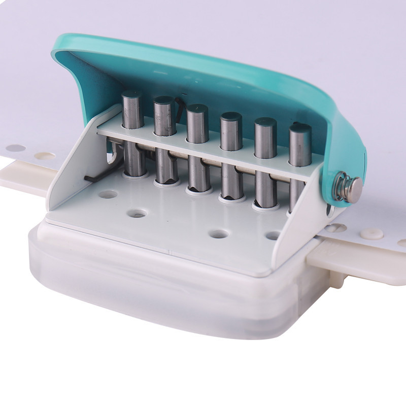 a4活页打孔器26孔本夹9.5mm6孔b5多孔手工装订纸本30孔20孔打孔机