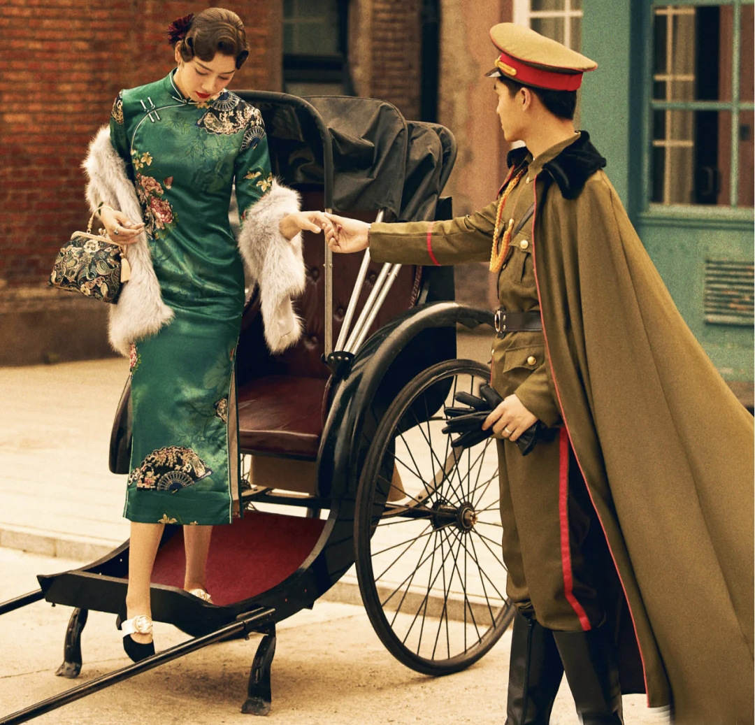 影楼情侣装军阀大帅复古民国风婚纱形象照少奶阔太太旗袍摄影写真