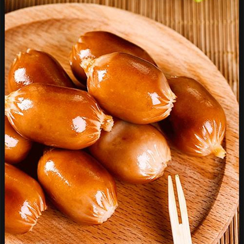 整箱知味大师芝士波波肠烟熏风味香浓芝士脆皮香肠180g约15粒*15