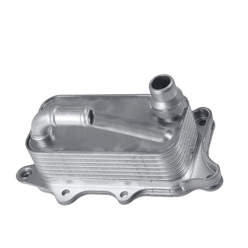 自制高品质机油冷却器汽车散热器适用于奥迪a6a7a8q7 06e117021j