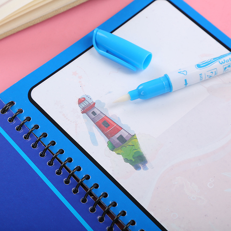 Magic Water Album Creative Children's Educational Clear Water Painting Sketch Book Repeated Use Magic Water Picture Book Wholesale