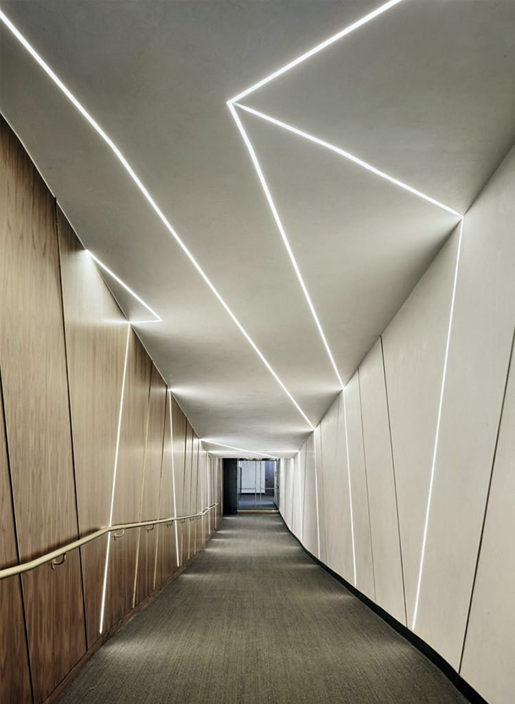 led嵌入式可定制橱柜灯展柜线条灯感应衣柜灯开槽层板灯酒柜灯条