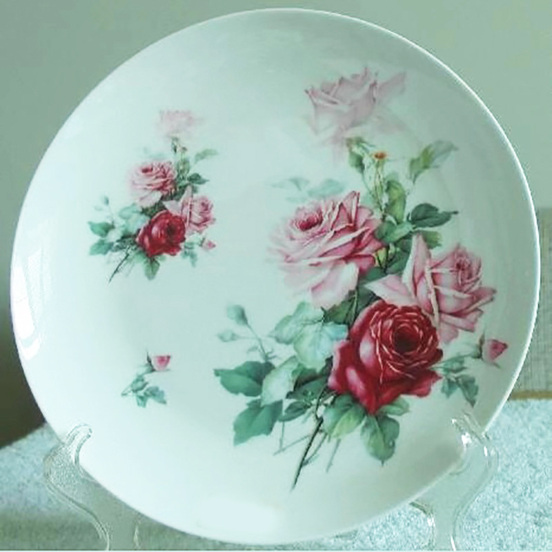 水贴加工潮州花纸陶瓷贴花水印纸餐具盘子水贴纸