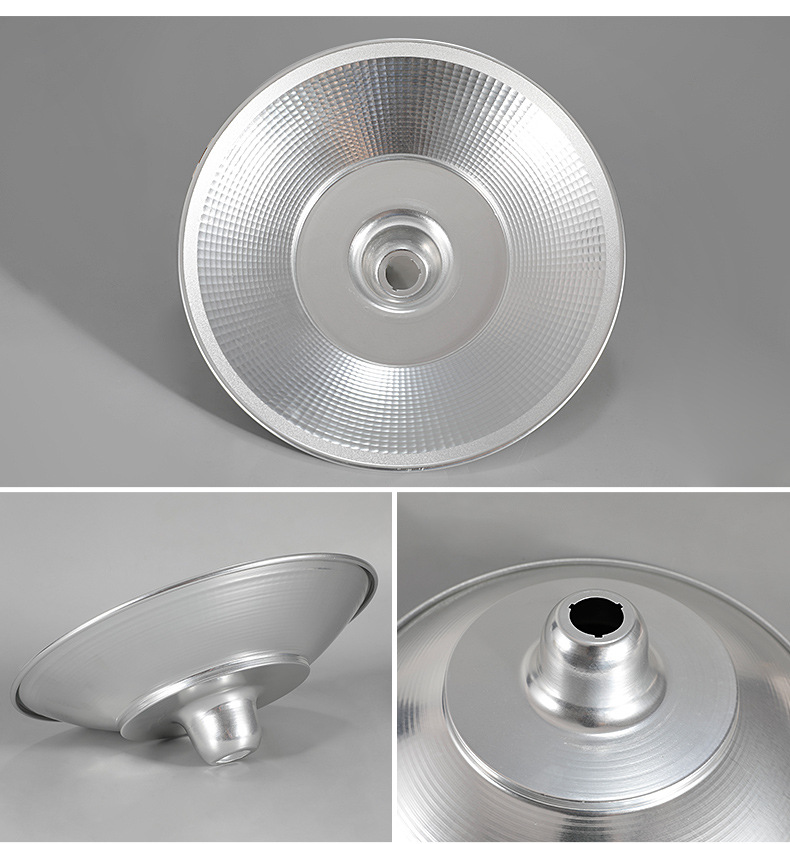 格子工矿灯反光面外壳高亮聚光厂房仓库全铝灯罩加厚外壳批发