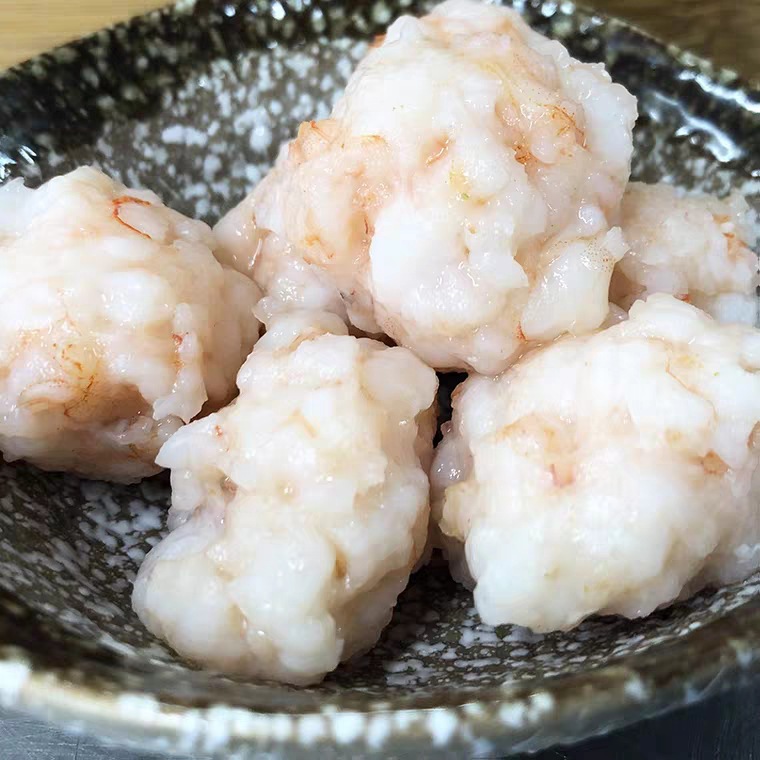 鲜虾滑丸 虾球虾丸新鲜涮火锅食材配菜虾 滑豆捞丸子 300g/包