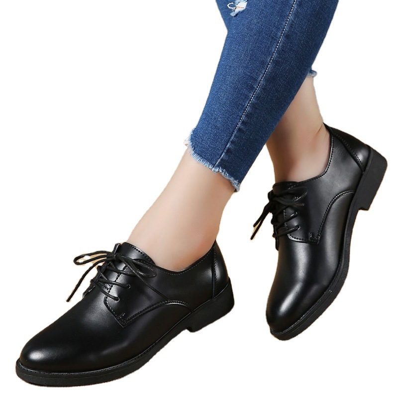 坡跟秋款单鞋女鞋