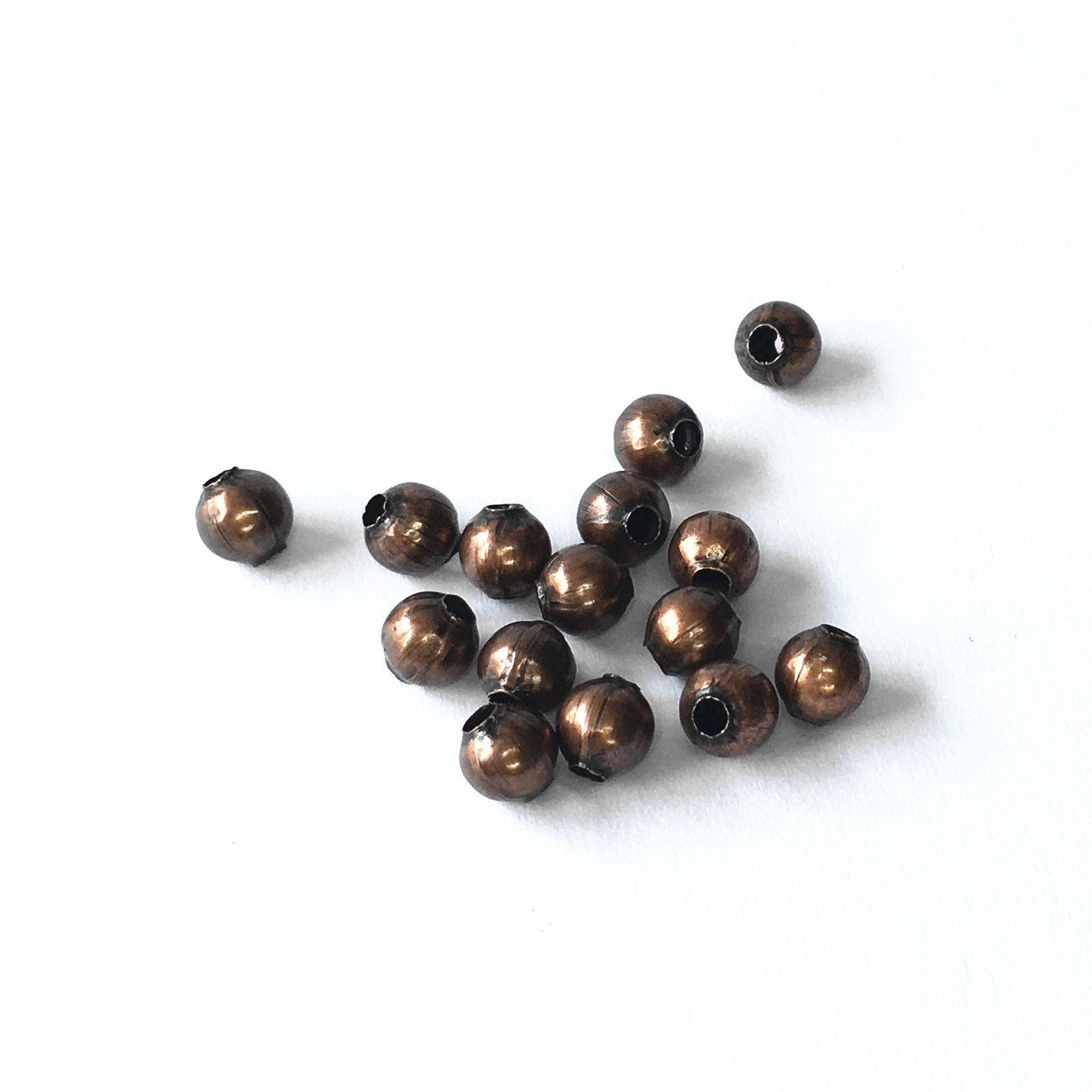 串珠材料 小铁珠圆珠隔珠 手工diy饰品配件 1000个每包