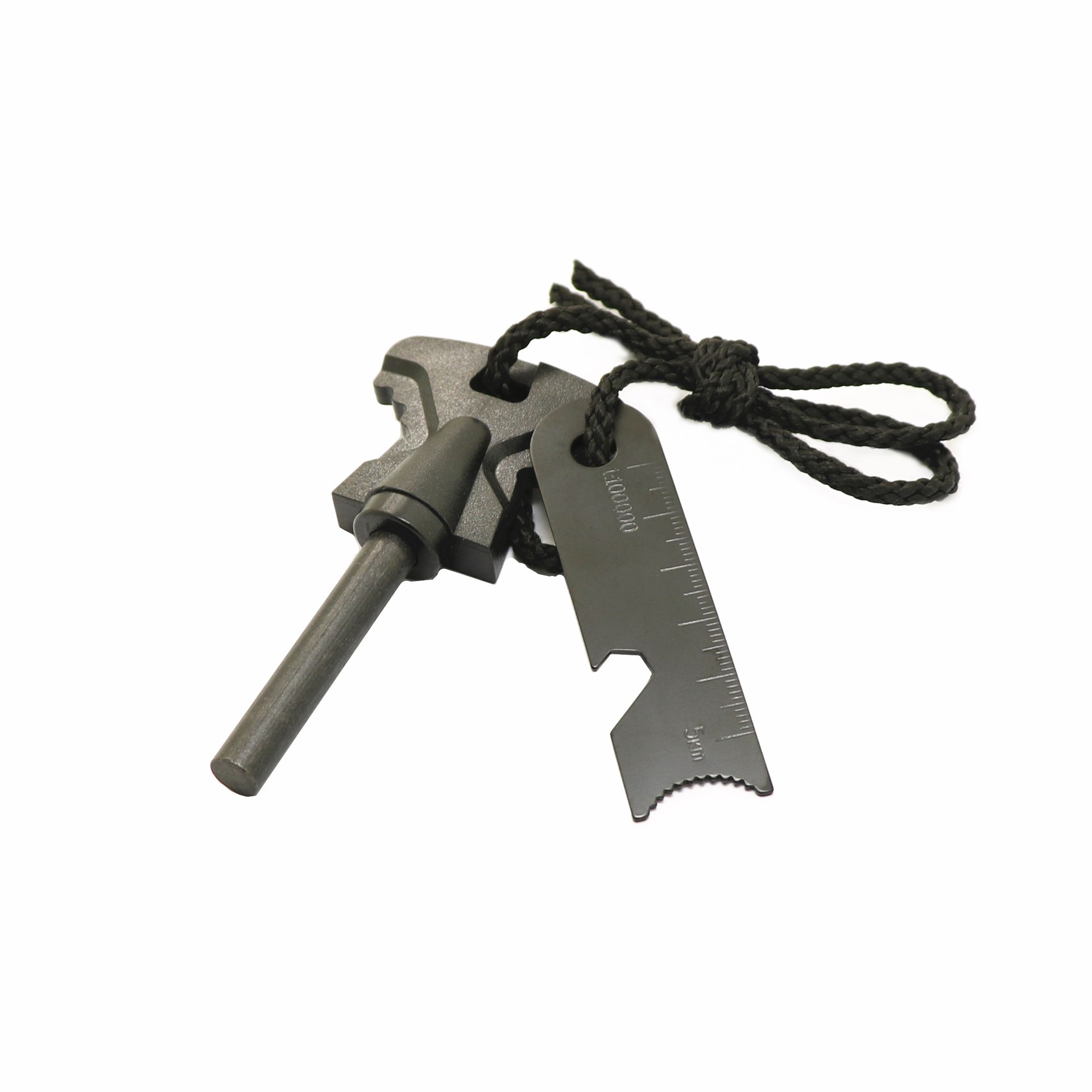 厂家蝴蝶形小号打火石实心打火镁棒户外求生防水打火棒