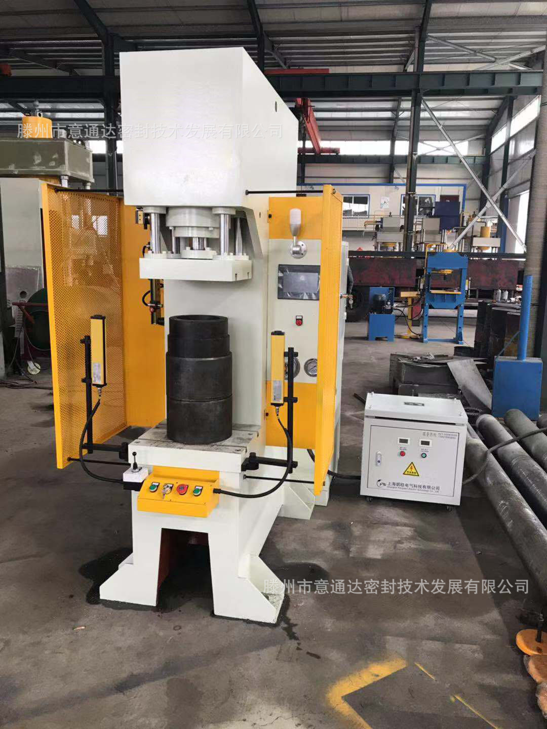 20吨20t单柱伺服液压机压力机单柱油压机电机压装机