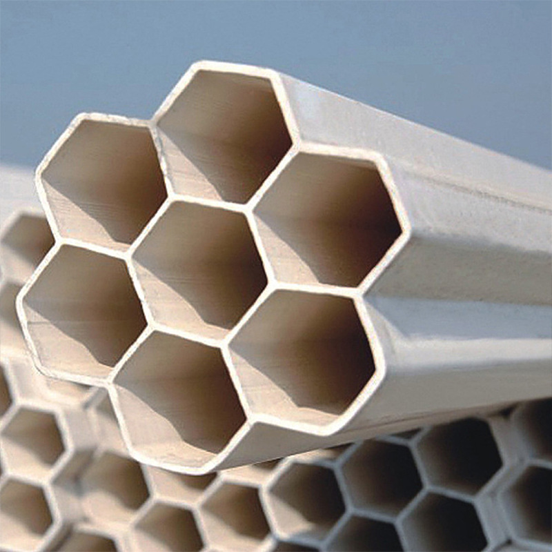 pvc格栅管厂家 7孔蜂窝通信管 pvc栅格管 pvc多孔一体管生产厂家