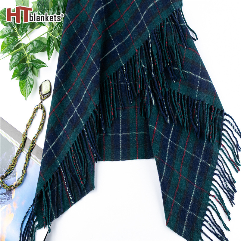 New Thick Shawl Cashmere Scarf Men Women Winter Scarf Model Room Decoration Nap Blanket