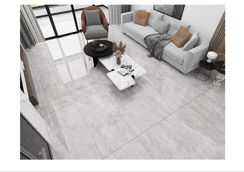 勋章瓷砖客厅地砖600*1200墙砖 佛山厂家灰白色通体大理石瓷砖