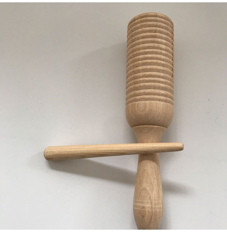 奥尔夫乐器单响筒 蛙鸣筒 儿童打击乐器玩具幼儿园早教木制响筒