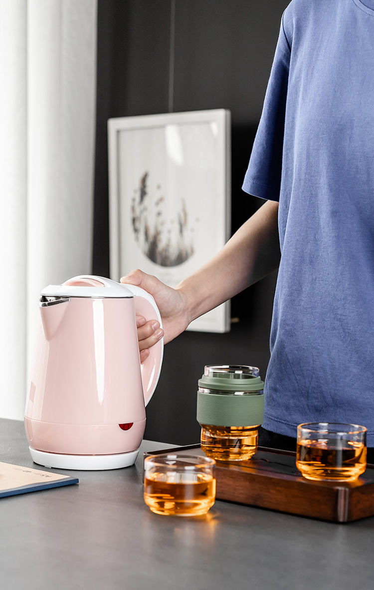 便携式烧水壶旅行电热水壶迷你小型随手泡茶壶宿舍电水壶保温一体